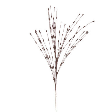 QG221976 Vickerman - 36" Mocha Berry Glitter Spray - 6 Pack