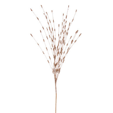 QG221958 Vickerman - 36" Rose Gold Berry Glitter Spray - 6 Pack