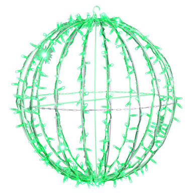 X30LED04T Vickerman - 30 Inch Outdoor Green LED Christmas Light Sphere