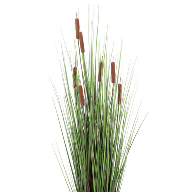 Vickerman Artificial Potted Grass and Cattails