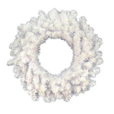 Vickerman A805821 20" Crystal White Spruce Wreath 90 Tips