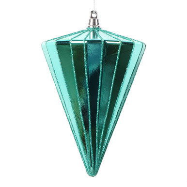 Vickerman MT224142 - Teal Cone Ornament