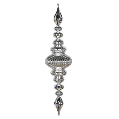 Vickerman M183807 - Silver Finial Ornament