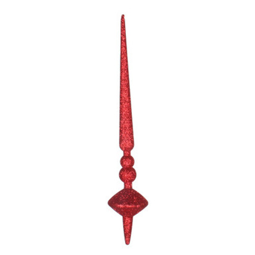 Vickerman M183303G - Red Finial Ornament