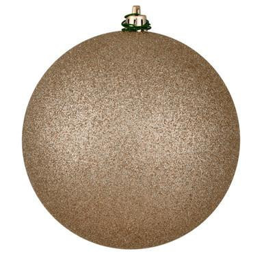 Vickerman 12" Oat Glitter Ball Christmas Ornament