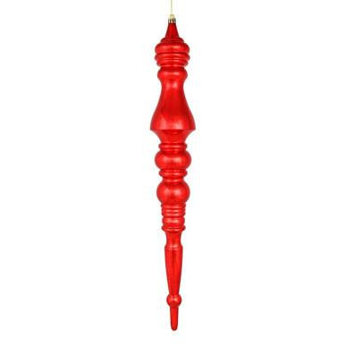  Vickerman 20" Red Mercury Finial 