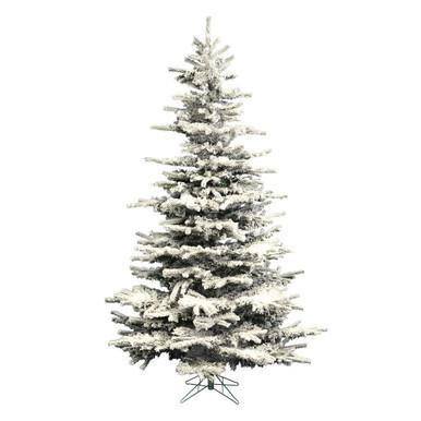 Vickerman 8.5' x 62" Flocked Sierra Fir Artificial Christmas Tree Unlit