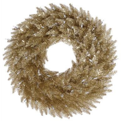 Vickerman 60" Champagne Fir Artificial Christmas Wreath Unlit