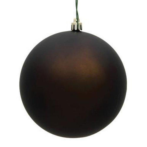  Vickerman 2.4" Chocolate Matte Ball Christmas Ornament 60 per Box 