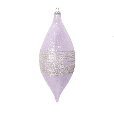 Vickerman 7" Light Purple Shuttle Christmas Ornament 4 per bag