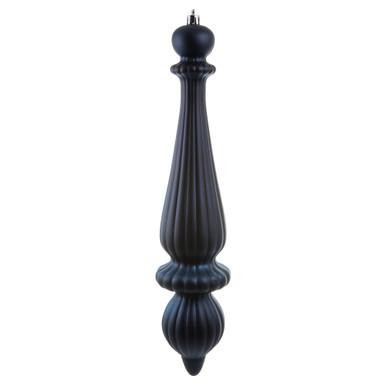  Vickerman 14" Midnt Blue Matte Finial Drop UV Pack of 2 