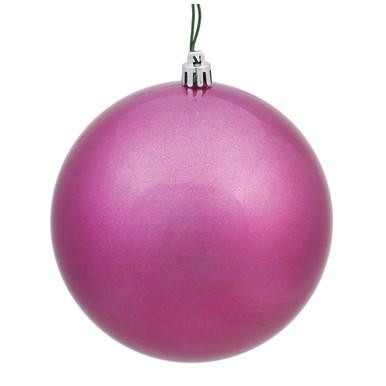  Vickerman 10" Mauve Candy Ball Christmas Ornament 