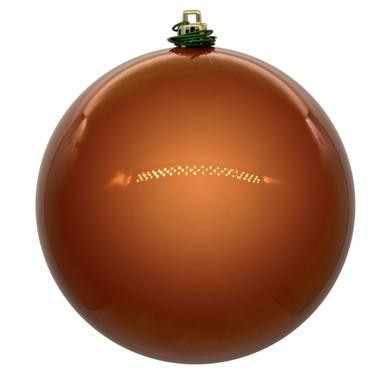 Vickerman 10" Copper Pearl UV Drilled Ball Christmas Ornament 1 per bag