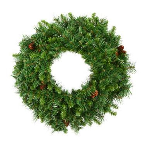  Vickerman 96" Cheyenne Pine Artificial Christmas Wreath Unlit 