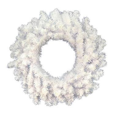 Vickerman 30" Crystal White Spruce Artificial Christmas Wreath Unlit