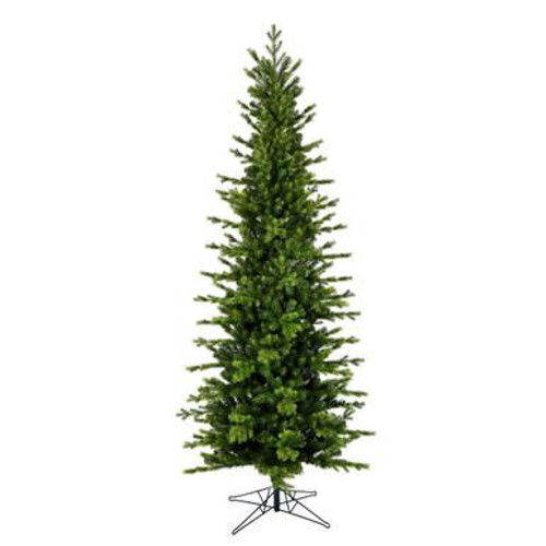  Vickerman 7.5' x 38" Moutauk Pine Artificial Christmas Pencil Tree Unlit 