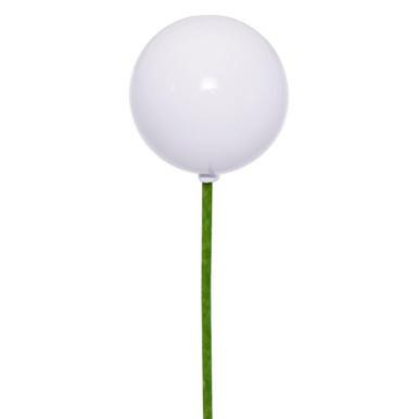 Vickerman 3" White Pearl UV Drilled Ball Christmas Ornament 12 per bag