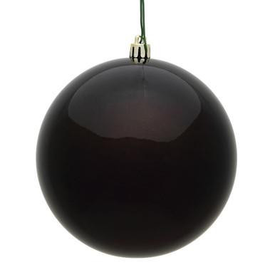 Vickerman 4" Chocolate Candy Ball Christmas Ornament 6 per Bag