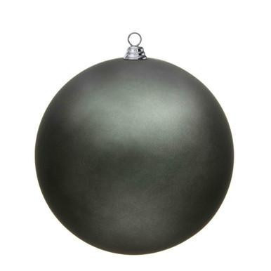 Vickerman 15.75" Pewter Matte Ball Christmas Ornament