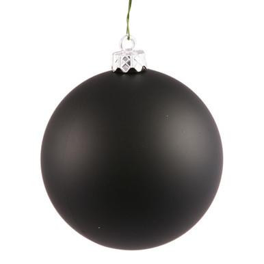 Vickerman 2.4" Black Matte Ball Christmas Ornament 60 per Box 