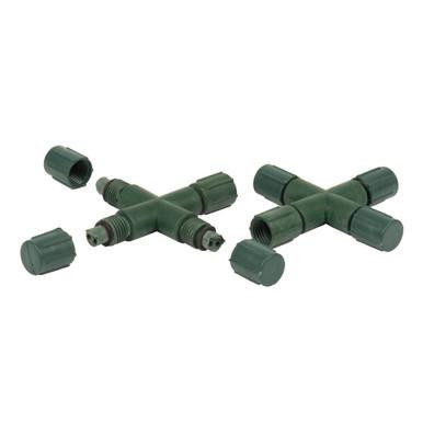 X6G6614 Vickerman - Coaxial Splitter Christmas Light Accessory - 6 Pack