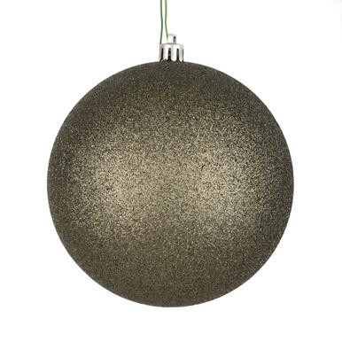 Vickerman 4.75" Limestone Glitter Ball Drill 4/Bag