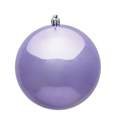 Vickerman 3" Lavender Shiny Ball Christmas Ornament 32 per Box