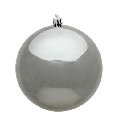 Vickerman 3" Pewter Shiny Ball Christmas Ornament 32 per Box