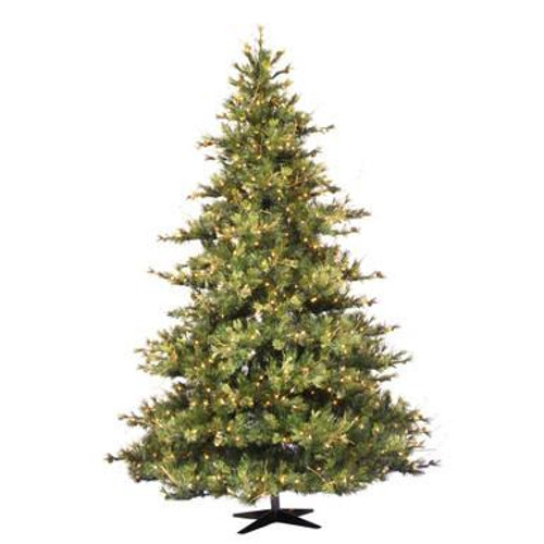  Vickerman 10' Mixed Country Pine Artificial Christmas Tree Unlit 