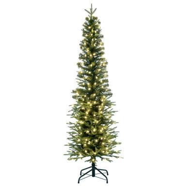 Vickerman 5.5' Bixley Pencil Fir Artificial Christmas Tree Warm White Dura-lit LED Lights