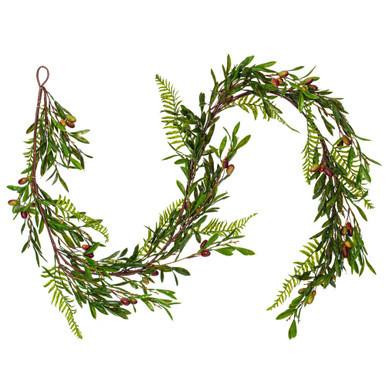 Vickerman 22" Artificial Green Olive Garland