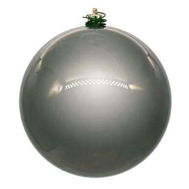  Vickerman 10" Limestone Pearl UV Drilled Ball Christmas Ornament 1 per bag 
