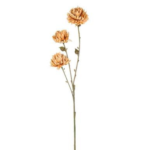  Vickerman 24" Artificial Mustard Mum Spray 