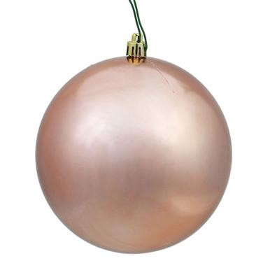  Vickerman 2.75" Rose Gold Shiny Ball Christmas Ornament 12 per Bag 