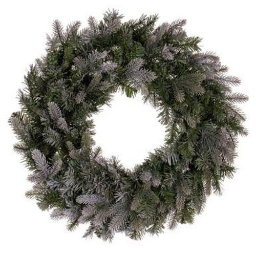  Vickerman 30" Frosted Douglas Fir Artificial UnLit Wreath 