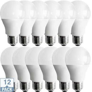 Cyber Tech Lighting Cyber Tech LB60A-WW/12PK - 9W LED A Bulb - Warm White - 12 Pack