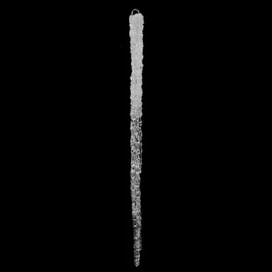 Vickerman M135930 30'' Clear Glitter Icicle 2/Bag