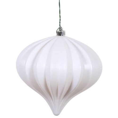  Vickerman N151211DMV 5.7" White Matte Onion UV Drilled 3/Bag