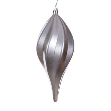  Vickerman N189507DCV 8" Silver Candy Swirl Drop Drill UV 3/Bg