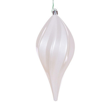 Vickerman N189511DCV 8" White Candy Swirl Drop Drill UV 3/Bg