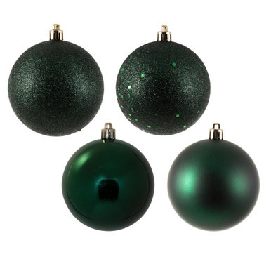  Vickerman N590874 3" Midnight Green Ball 4 Finish Asst 16/