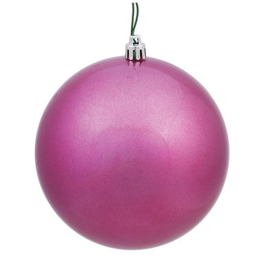  Vickerman N592045DCV 8" Mauve Candy Ball UV Drilled Cap