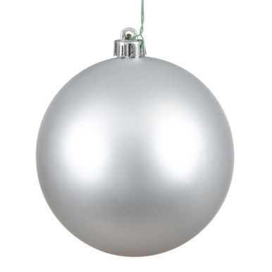 Vickerman N596007M 2.4" Silver Matte Ball 60/Box