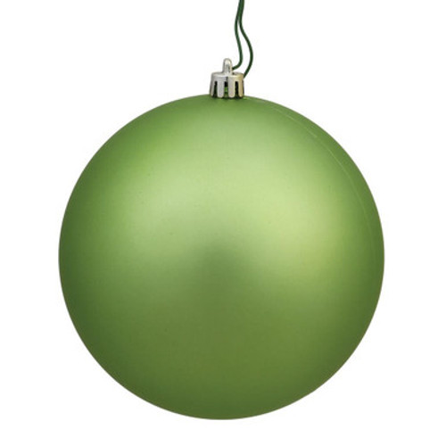  Vickerman N590854DMV 3" Celadon Matte Ball UV Drilled 12/Bg