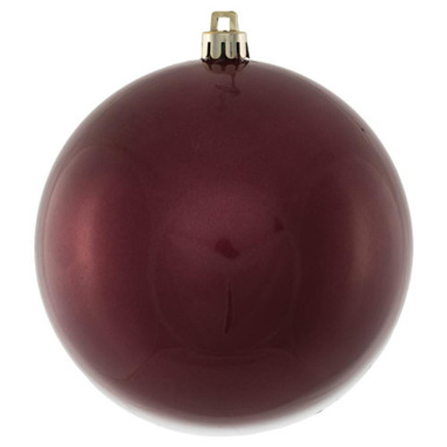  Vickerman N591021DCV 4" Berry Red Candy Ball UV Drilled 6/Bag