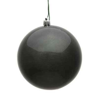 Vickerman N591287DCV 4.75" Pewter Candy Ball UV 4/Bag