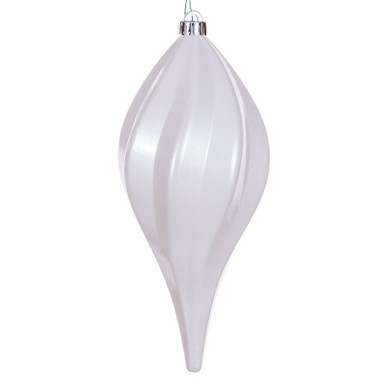 Vickerman N189611DCV 12" White Candy Swirl Drop Drilled UV