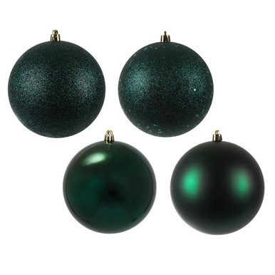 Vickerman N591274A 4.75" Midnt Green Ball 4 Finish Asst 4/B