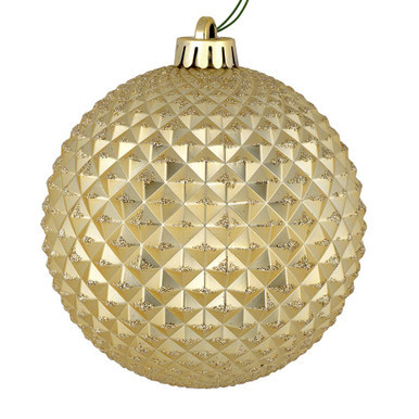 Vickerman N188738D 6" Champagne Durian Glit Ball Drill 4/Bg