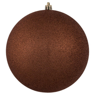 Vickerman N591571DG 6" Coral Glitter Ball Drilled 4/Bag